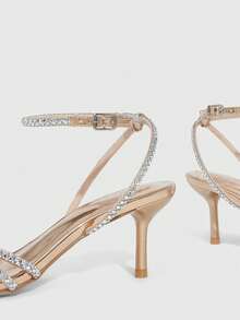 CUCCOO SZL Women's High Heeled Sandals, Suitable For Daily Wear Spring Shoes - Rose Gold - View 5