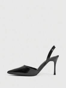 CUCCOO SZL Women's Pointed Toe Versatile Fashion High Heels - Black - View 11