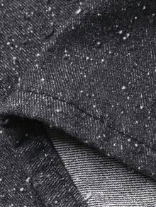 DAZY Women's Black Street Casual Denim 2 Pieces Set - Black - View 2