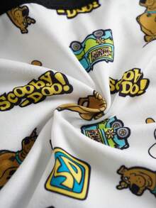 SCOOBY-DOO X SHEIN 4pcs/Pack Tween Boys' Cartoon Pattern Cute & Comfortable Boxer Briefs - Multicolor - View 4