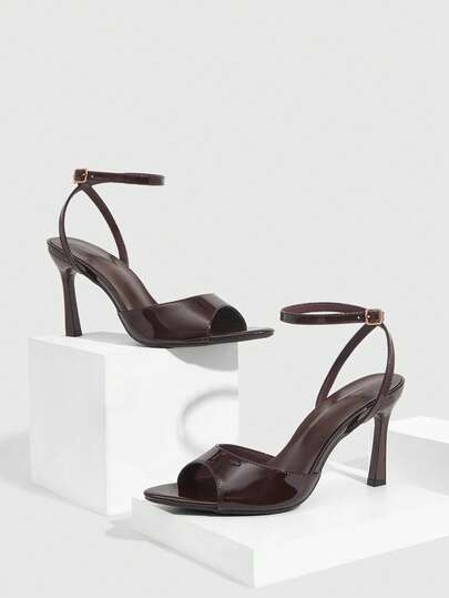 CUCCOO SZL Ivory Round Toe Lace Pearl Elegant Wedding Party High Heel Sandals For Women For Christmas