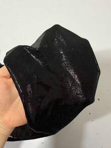 BamGleam Đầm nữ màu trơn dáng đuôi cá ôm sát, cổ yếm, thanh lịch - màu đen - Xem 8