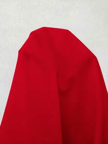 SHEIN Maternity Solid Color Front Button Casual Versatile Short Sleeve Shirt - Red - View 7