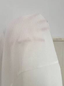 SHEIN 浪漫刺绣蕾丝荷叶边吊带女士睡裙 - 白色 - 查看 7