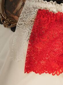 Snug Zone 3pcs/Set Standard Size Women's Fashion Lace Bow Decor Panties - Multicolor - View 5