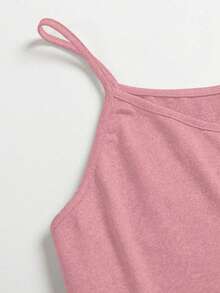 Sweetra 3件套女士黑色、白色和粉色可调节腰围A字吊带背心套装，春夏款 - 彩色 - 查看 7