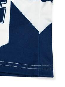 Resyla Women's Casual Polo Collar Numeric Print Short Sleeve Top - Multicolor - View 4