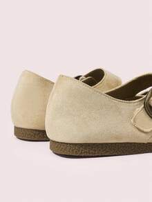 CUCCOO DOLLMOD Women's Casual Versatile Commute Simple Flats Valentine's Day - Apricot - View 9