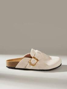 Solecia Women Flats - Beige - View 3