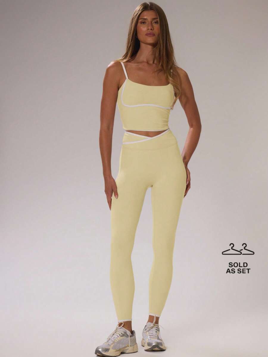 Musera Sport Women Sports Sets Summer - Butter Yellow - View 1