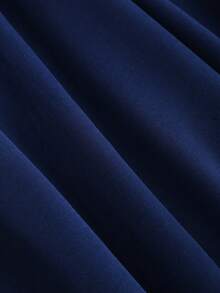 Olithes Bộ jumpsuit phong cách Bohemian hở lưng, cạp cao, ống rộng, viền tua rua đính hạt, cổ chữ V khoét sâu, dáng suông thoải mái, thích hợp mặc đi biển trong kỳ nghỉ. - Màu xanh hải quân - Xem 8