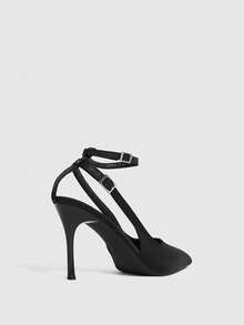 CUCCOO SZL Tacones para mujer - Satén negro - Ver 8
