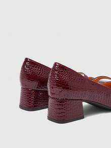 Sleekvia Women Pumps Valentine's Day - Burgundy - View 9