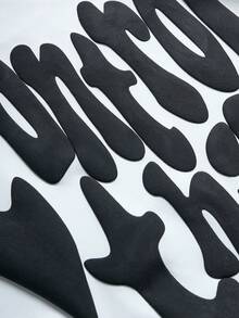 PAVTROS 男士落肩烫金短袖T恤，男士泡沫印花“掌控金钱”标语T恤，情人节，春夏，送男友的礼物，狂欢节，复古，街头服饰，派对，圣帕特里克节，外出 - 白色 - 查看 5