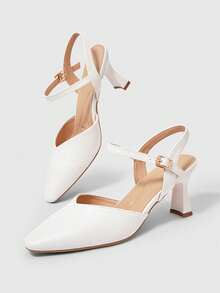 Sleekvia Women Pumps Valentine's Day - White - View 6
