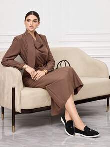 Sleekvia Zapatos planos versátiles y casuales de punta fina para mujer para Navidad - Negro 1 - Ver 6