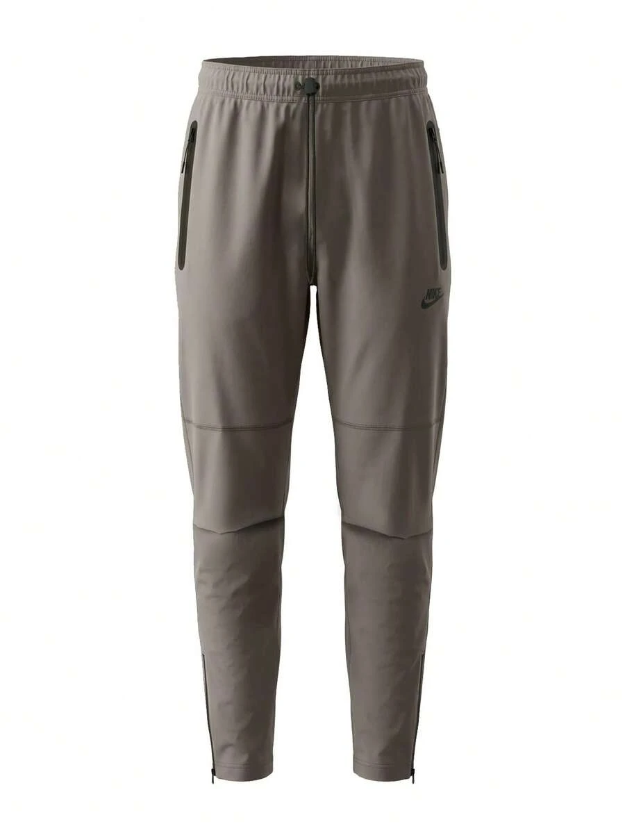 Nike Tech Men's Pants Brown - Cave Stone/Black - View 1
