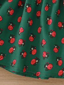 SHEIN 2 pièces/Set Top sans manches à imprimé floral et jupe à bretelles imprimée pour bébé fille, convient pour les déplacements, les vacances et autres occasions, 6M-3T, Vêtements pour bébé fille, Ensembles d'été 2 pièces pour bébé fille, Vêtements bébé arabe, Tenue bébé arabe, Vêtements pour bébé fille - Vert sapin - Voir 8