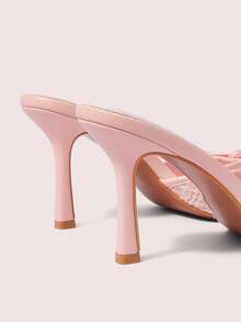 CUCCOO DOLLMOD 女士时尚优雅蝴蝶装饰高跟凉鞋，夏季 - 粉色 - 查看 9