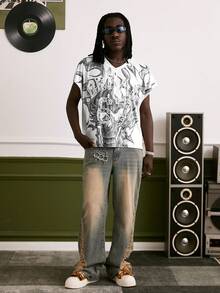 GALLERY FADE Men Tank Tops - Green - View 4