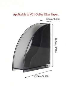 Cirelle Coffee Filter Paper Holder With Lid - Dustproof Storage Box For Hand Drip, Minimalist Coffee Bar Organizer (Filter Paper Not Included) - Multicolor - View 12