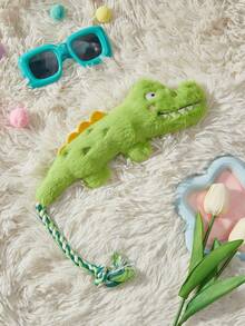 PETSIN 1pc Hemp Rope Grinding Dog Toy With Sound Training, Bite Resistant Toy, Teddy Bear, Small Dog, Pet Dog Toy, Simulation Elephant, Simulation Animal Toy - Multicolor - View 14