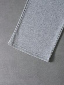 PAVTROS 男士豹纹字母印花连帽衫和运动裤休闲套装，情人节、春夏、送给男友的礼物、狂欢节、复古、街头风、派对、圣帕特里克节、外出 - 灰色 - 查看 5