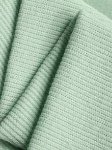 DAZY 2pcs Women Graphic Print Loose Fit Long Sleeve Sweatshirt And Straight Leg Pants Pajama Set, Autumn/Winter - Green - View 7