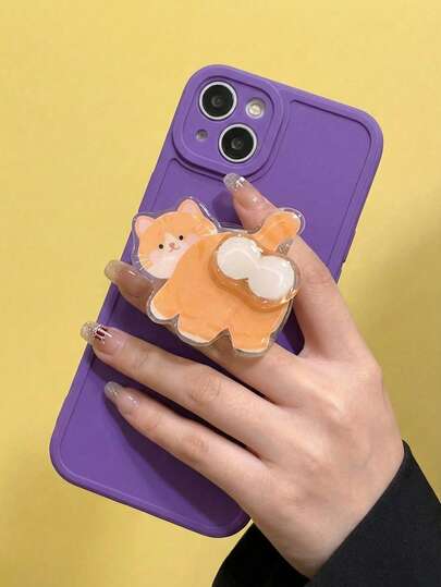 Joivida Lazy Phone Stand With MagSafe - Rotatable Cartoon Air Cushion Grip, Strong Desk Adsorption For Easy Viewing & Charging