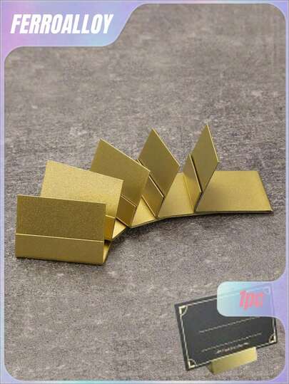 桌号夹 - 金属座位卡夹和照片夹，带储物盒，座位卡夹，1.7 英寸桌卡夹，钢制卡夹，适用于照片、食品标志、备忘单、婚礼、餐厅、生日、周年纪念日和派对