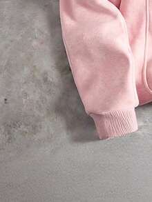 PAVTROS Men's Casual Double-Hooded Patchwork Hoodie,Streetwear,Baggy,Graphic,Matching,Friends,I Love My Boyfriend,Street Style,Couples,Structural Design, Embroidered Pattern,Double Hat - Pink - View 3