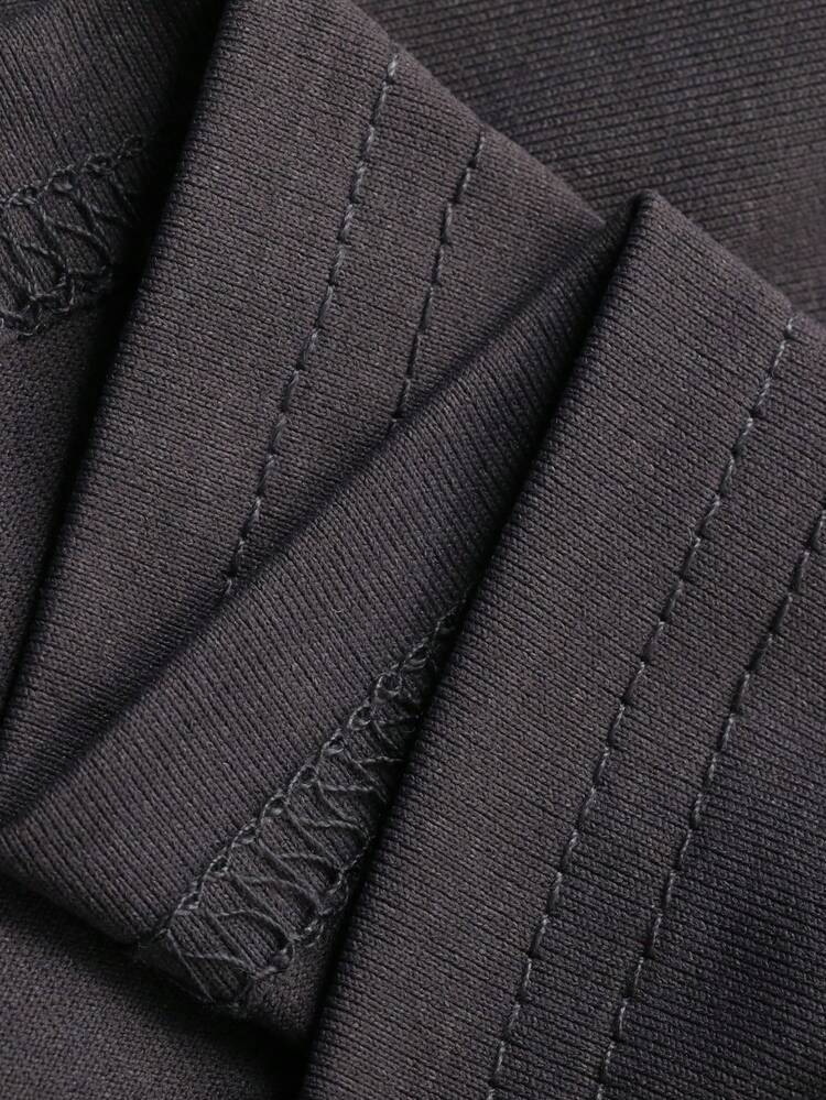 Tween Girl Letter & Tiger Print Mesh Patchwork Ruffle Hem Loose Short Sleeve T-Shirt Summer