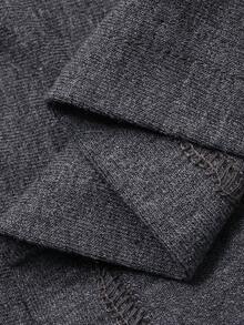 DAZY Áo camisole nữ kiểu xoắn lưng phối ren màu tương phản có đệm mút - Màu xám đen - Xem 10