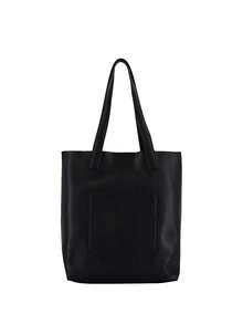 Cavalli Class Women's Adjustable Strap Multi-Pocket Sturdy Commuting Daily Weekend Black CCHB02302-100 - Black - View 3