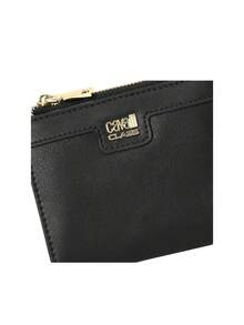 Cavalli Class Women's Bifold Card Holder Wallet Small Black - 黑色 - 查看 3