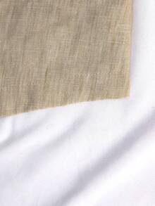 GlowEve Bộ đồ nữ màu trơn gồm áo vest một hàng cúc và quần short, kiểu dáng thường ngày. - Màu Khaki - Xem 4