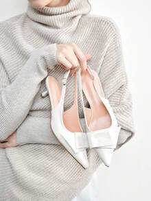 CUCCOO BIZCHIC Tacones para mujer - Blanco - Ver 4