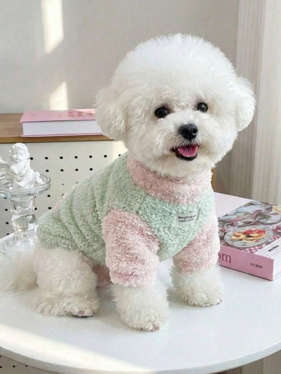 PETSIN 一件宠物服装；宠物内衣；宠物保暖服；宠物服饰；宠物用品 - 綠色 - 查看 1