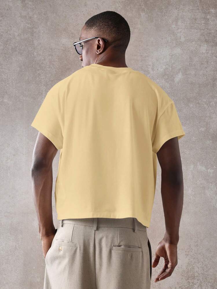 Essential Crop Fit Cap Sleeve Tee