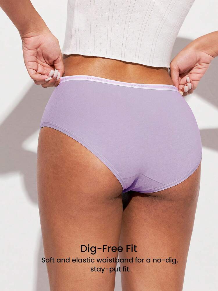 3-Pack Mid-Waist Briefs