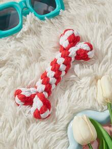 PETSIN Pet Dog Chew Toys Set High Quality Cotton Rope Hand Woven Durable Bite Resistant Teeth Cleaning Gum Massaging Interactive Tug Of War Boredom Relief Santa Elk Christmas Tree Pattern Colorful Dog Molar Rope Toys Gift Set For Small Medium Large Dogs Perfect For Christmas Holiday Festive Celebrations Indoor Outdoor Play Daily Companion Valentine's Day - Multicolor - View 4