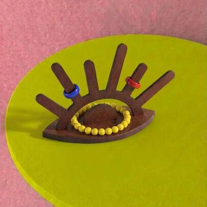 Joivida Creative Jewelry Display Stand Wooden Ring Holder Artisan Crafted Showcase For Home Decor Gift Giving