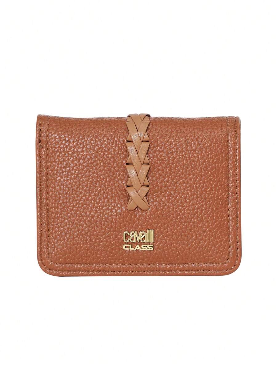 Cavalli Class Women's Bifold Card Holder Wallet Small Brown - 棕色 - 查看 1
