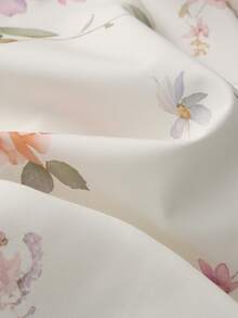 GlowEve Women's Floral Print Sleeveless Button-Up Shirt, Summer - Beige - View 4