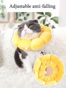 PETSIN 1 Piece Pet Sunflower Collar, Pet Elizabeth Collar, Soft Cat And Dog Collar, Pet Anti-Licking And Anti-Scratching Pet Collar, Pet - Multicolor - View 4