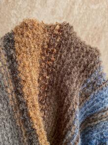 Soleia Women's Striped Backless Halter Neck Knit Dress - Multicolor - View 7