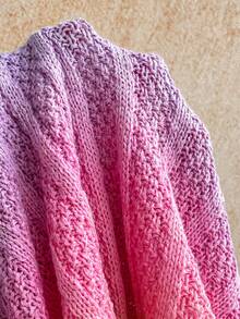 Soleia Women's Ombre Hollow Design Backless Halter Knitted Romper - Multicolor - View 7