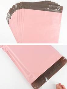 50个粉色快递袋，简约百搭的包装袋，适用于学校、办公室、礼品、商务运输、返校季和情人节等场合。 - 空白粉紅色 - 查看 8