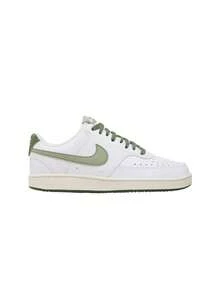 Nike Court Vision Low Men's Sneakers White / Oil Green FJ5480-100 - WHITE/OIL GREEN-TREELINE-SAIL - View 1