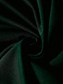 Manfinity Homme Plus Size Men's Letter Embossed Round Neck Short Sleeve Casual Versatile T-Shirt Streetwear Top - Dark Green - View 4